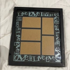Live laugh love frame